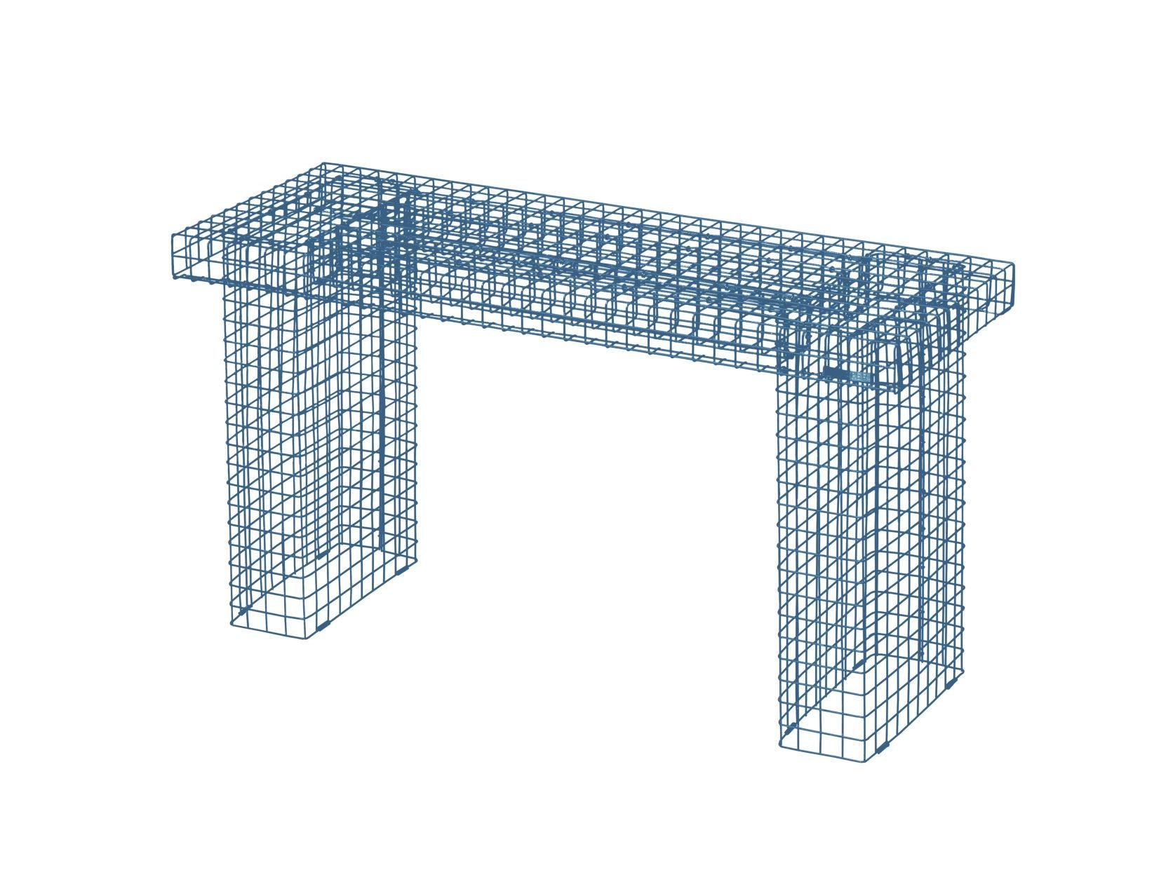 Kalager Design Wire Bank, Pastellblau