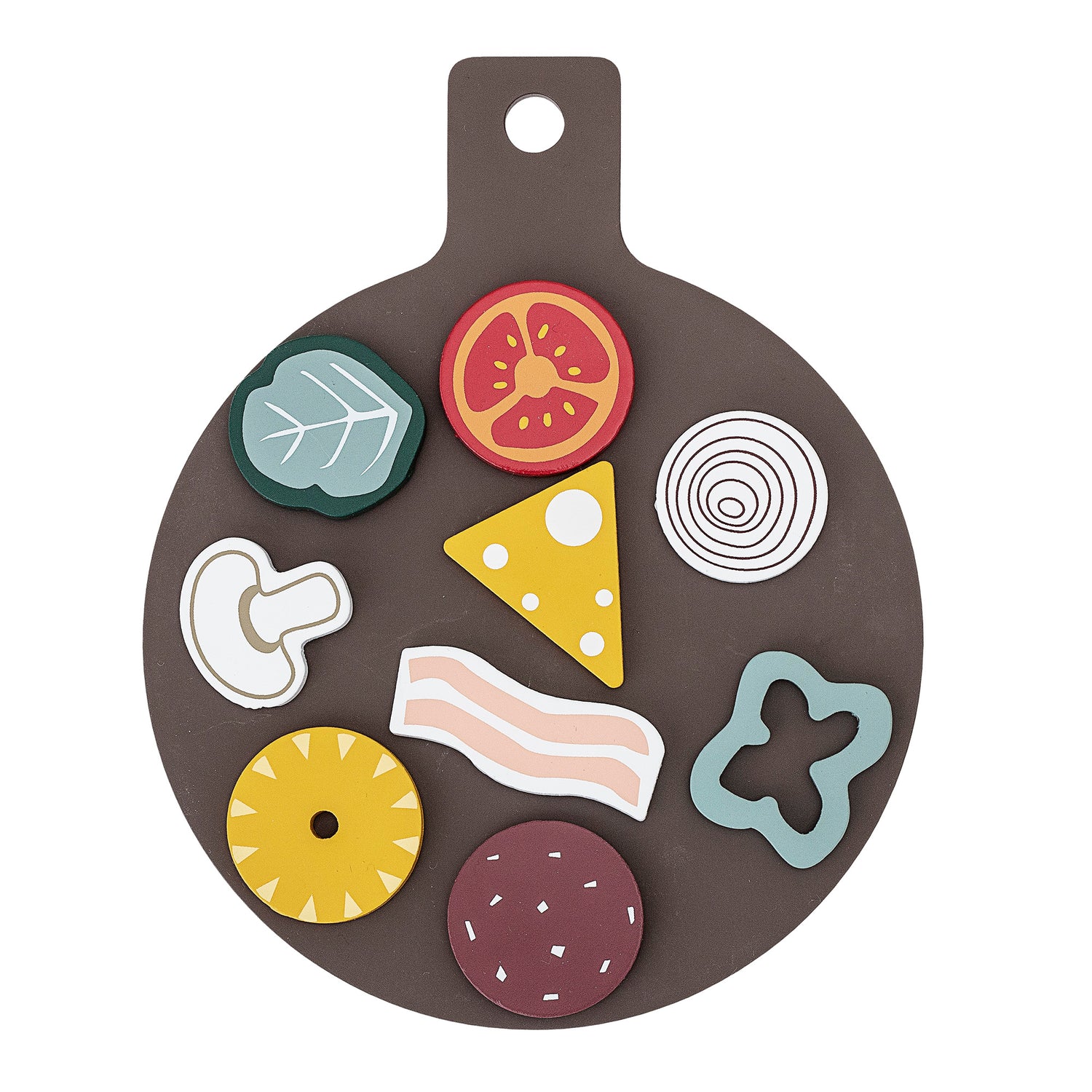 Talias Legetøjsmad, Rød, Bøg - L20xH3xW16 cm - BLOOMINGVILLE MINI - DesignGaragen.dk