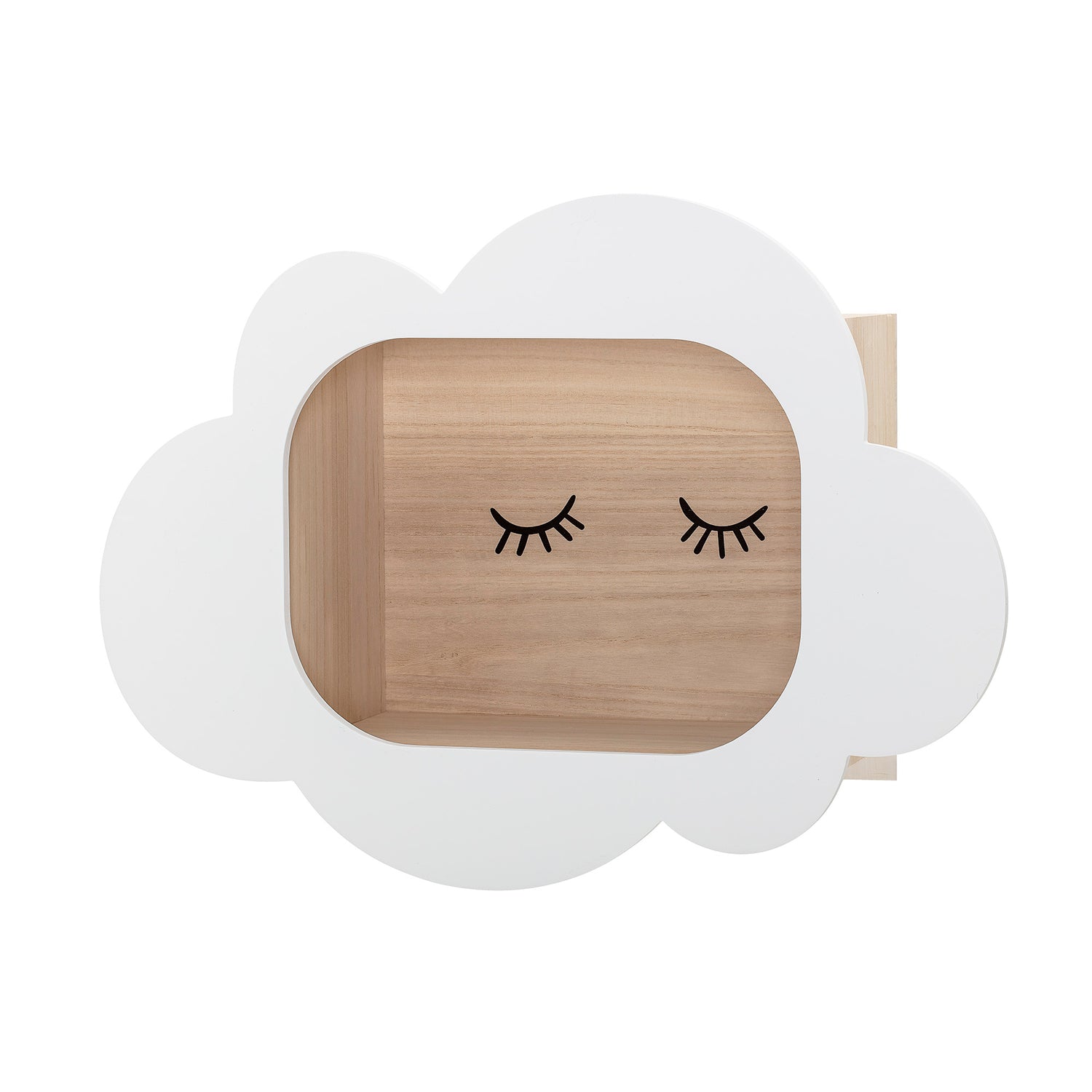 Shahin Display kasse, Hvid, Kejsertræ - L50xH37xW19 cm - BLOOMINGVILLE MINI - DesignGaragen.dk