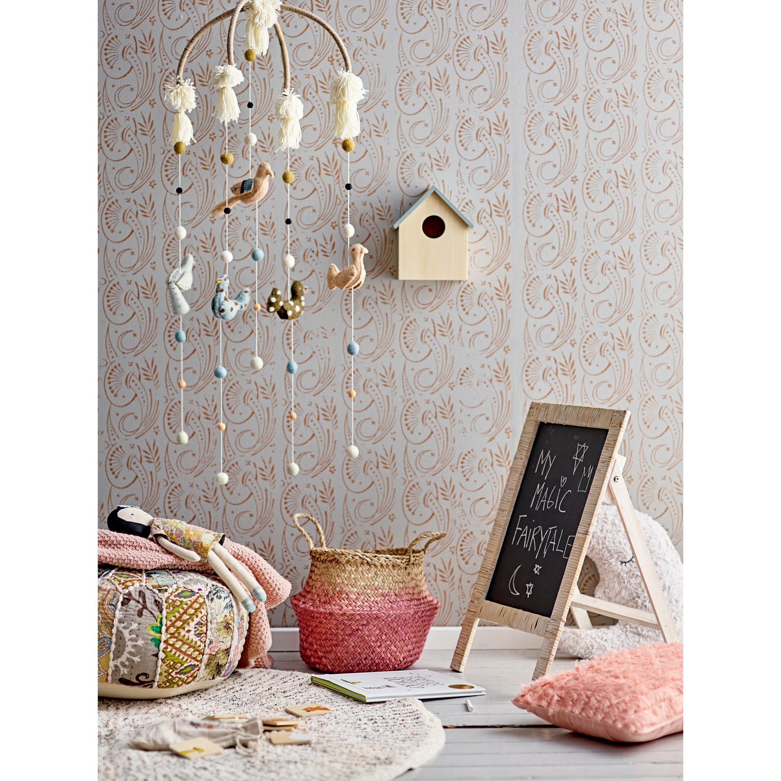 BLOOMINGVILLE MINI Grethel Uro, Brun, Uld - D45xH105 cm - DesignGaragen.dk.