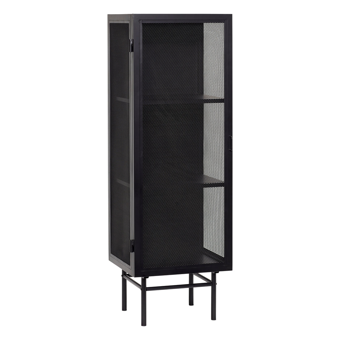 Randschrank Single Black - 50x45xh150cm