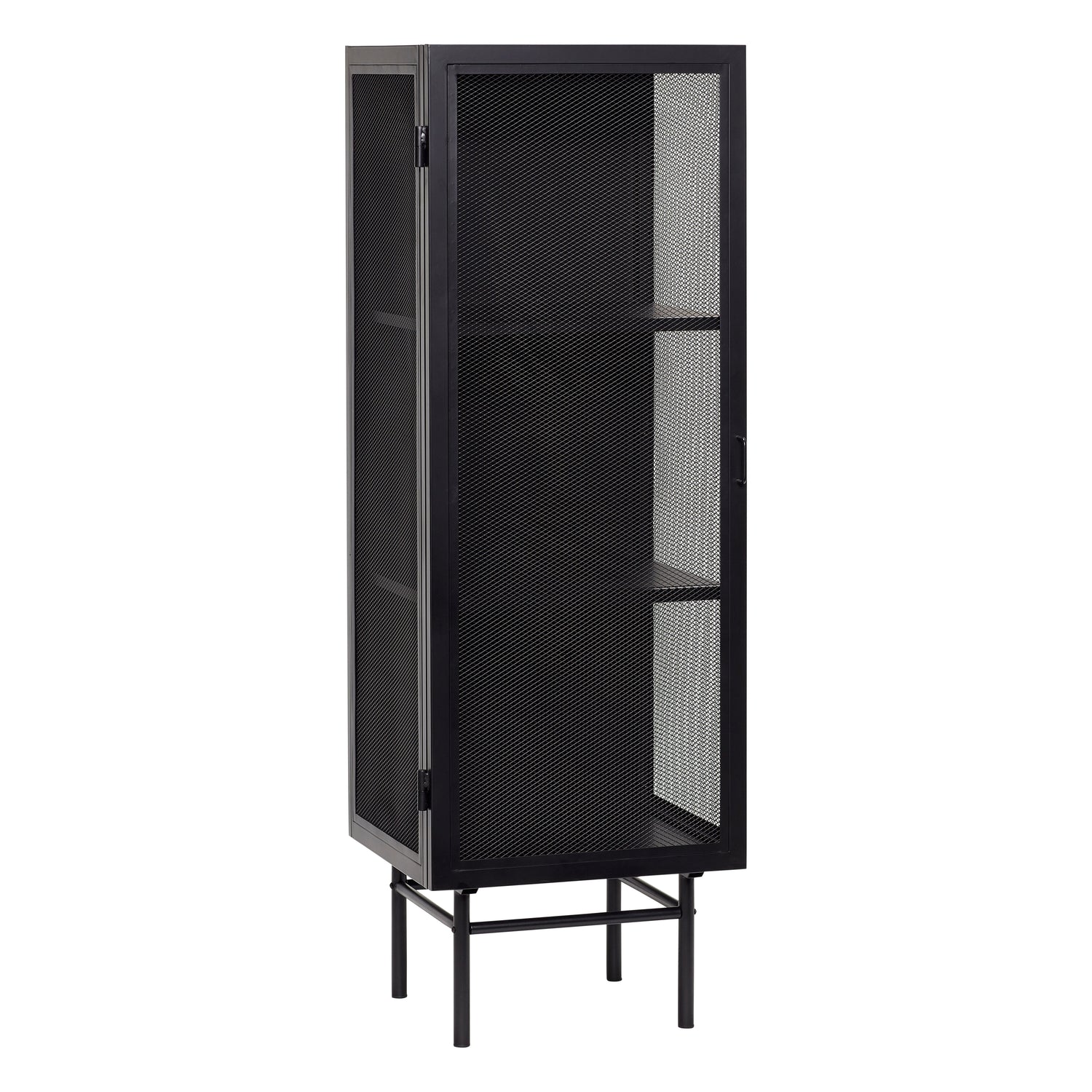 Randschrank Single Black - 50x45xh150cm