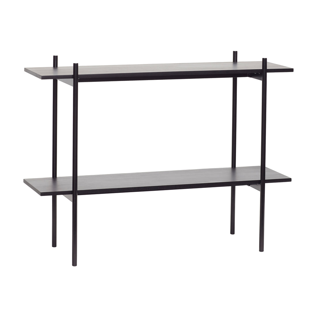 Normregal Single kleines Schwarz - 120x40xh90cm
