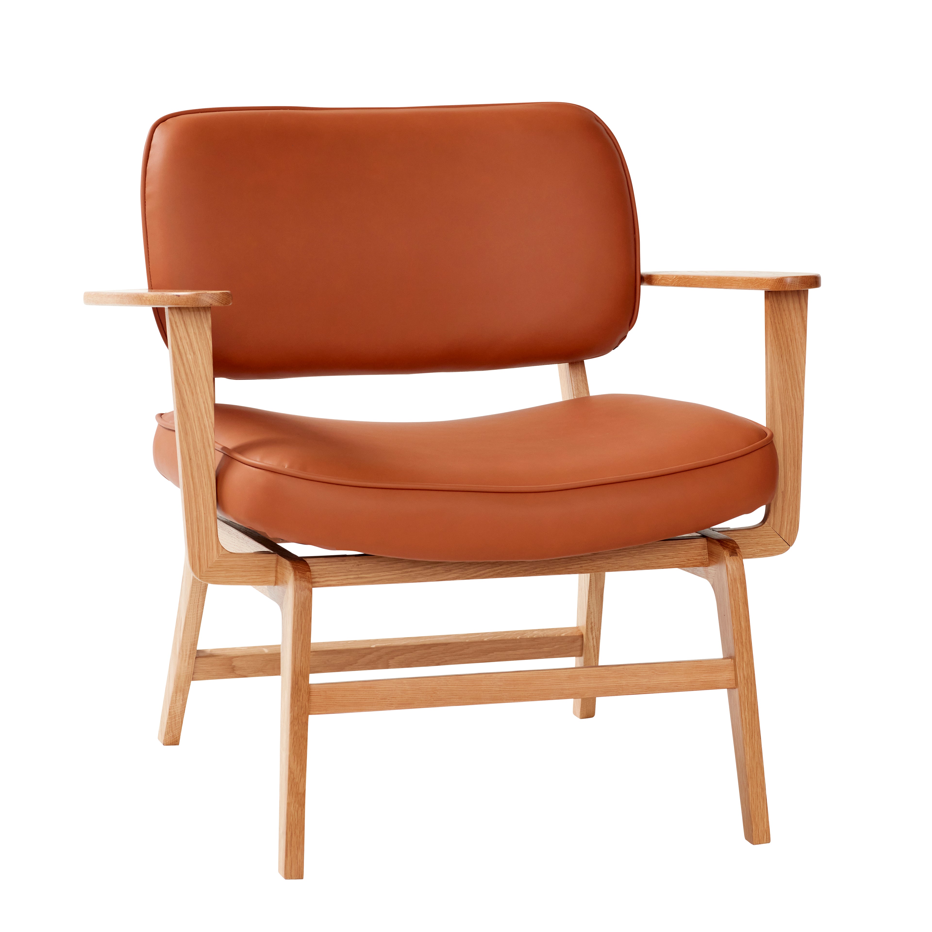 Haze Lounge Chair Brown/Natur - 80x64xh71cm