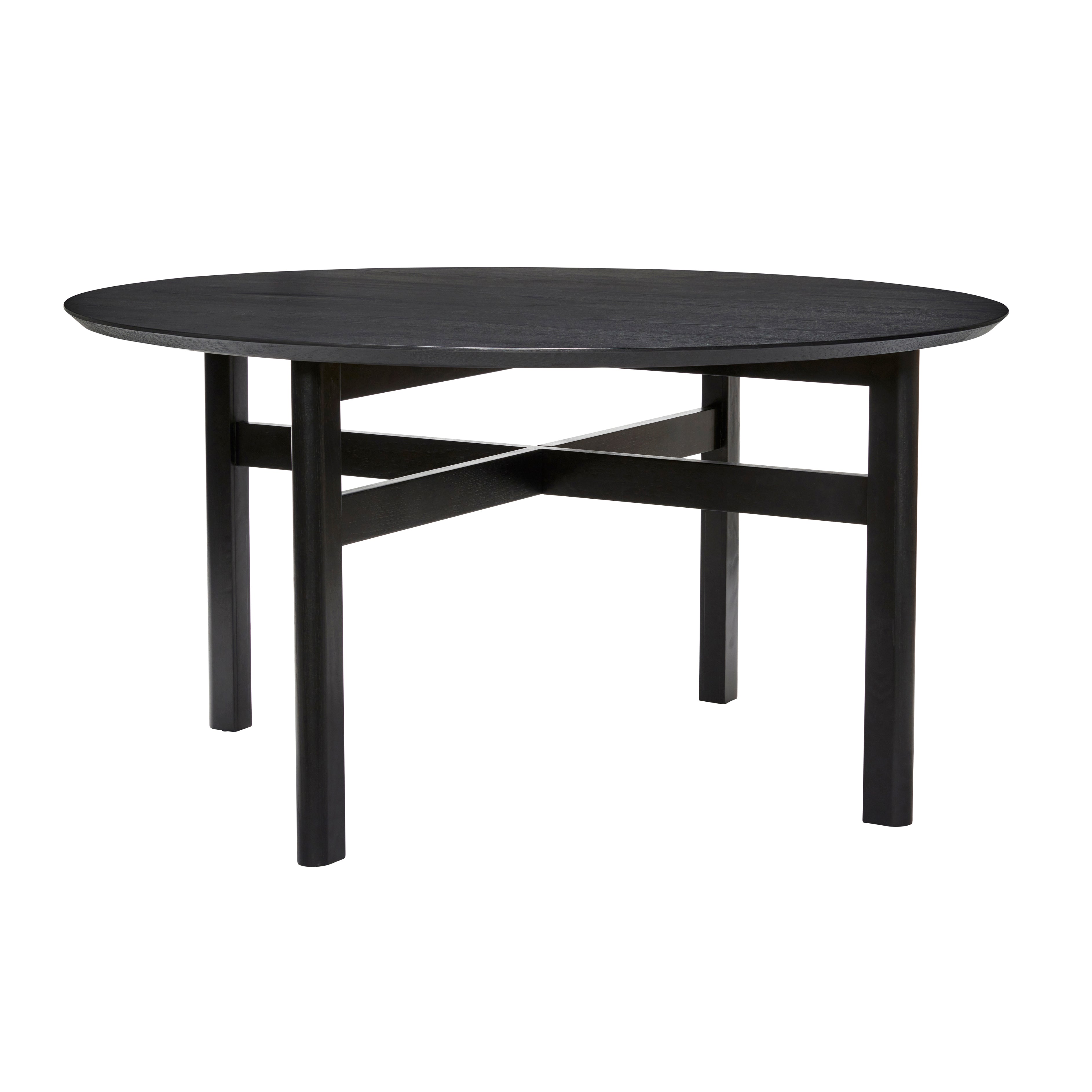 Fjord Esstisch groß schwarz - Ø140xh74cm