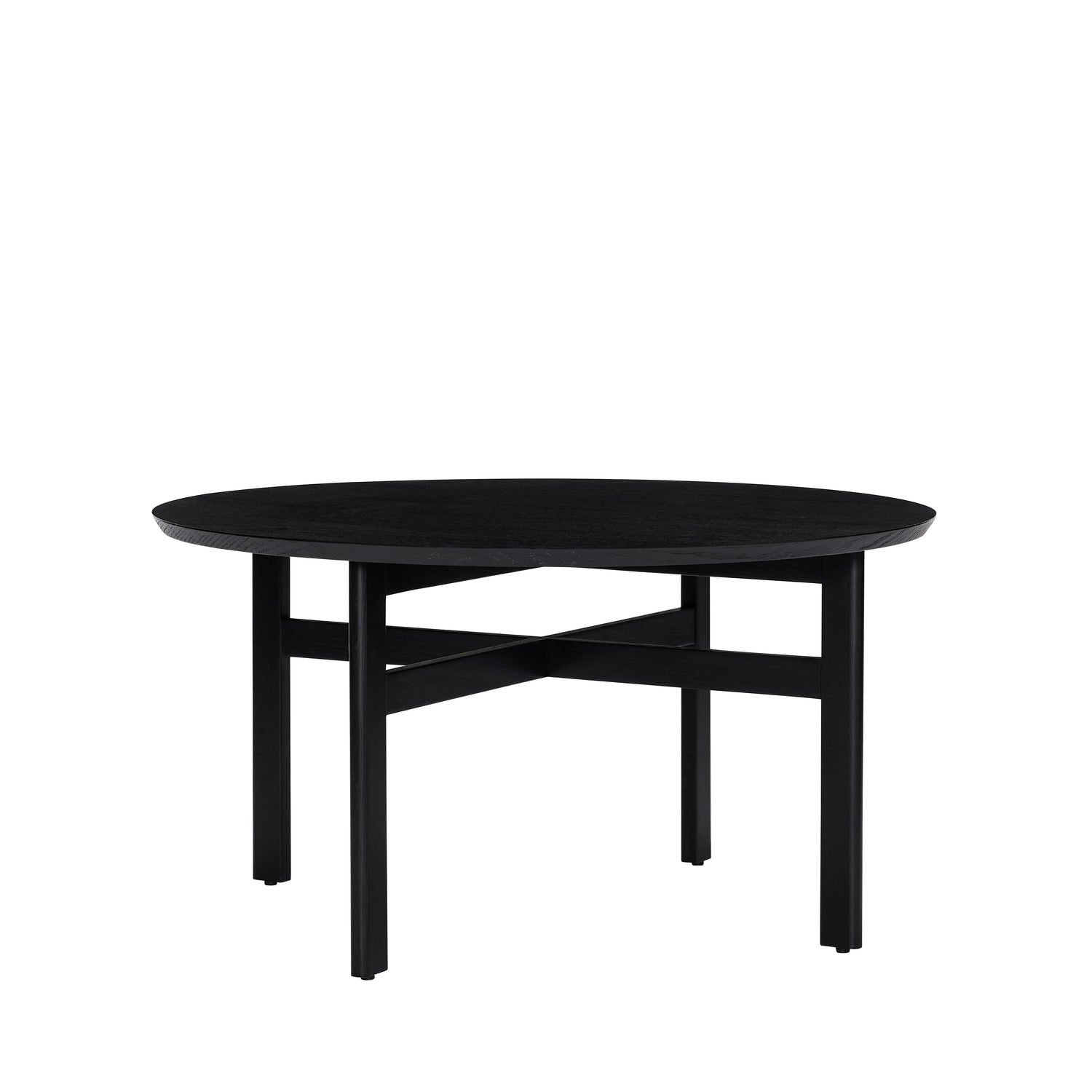 Fjord Couchtisch schwarz - Ø80xh42cm