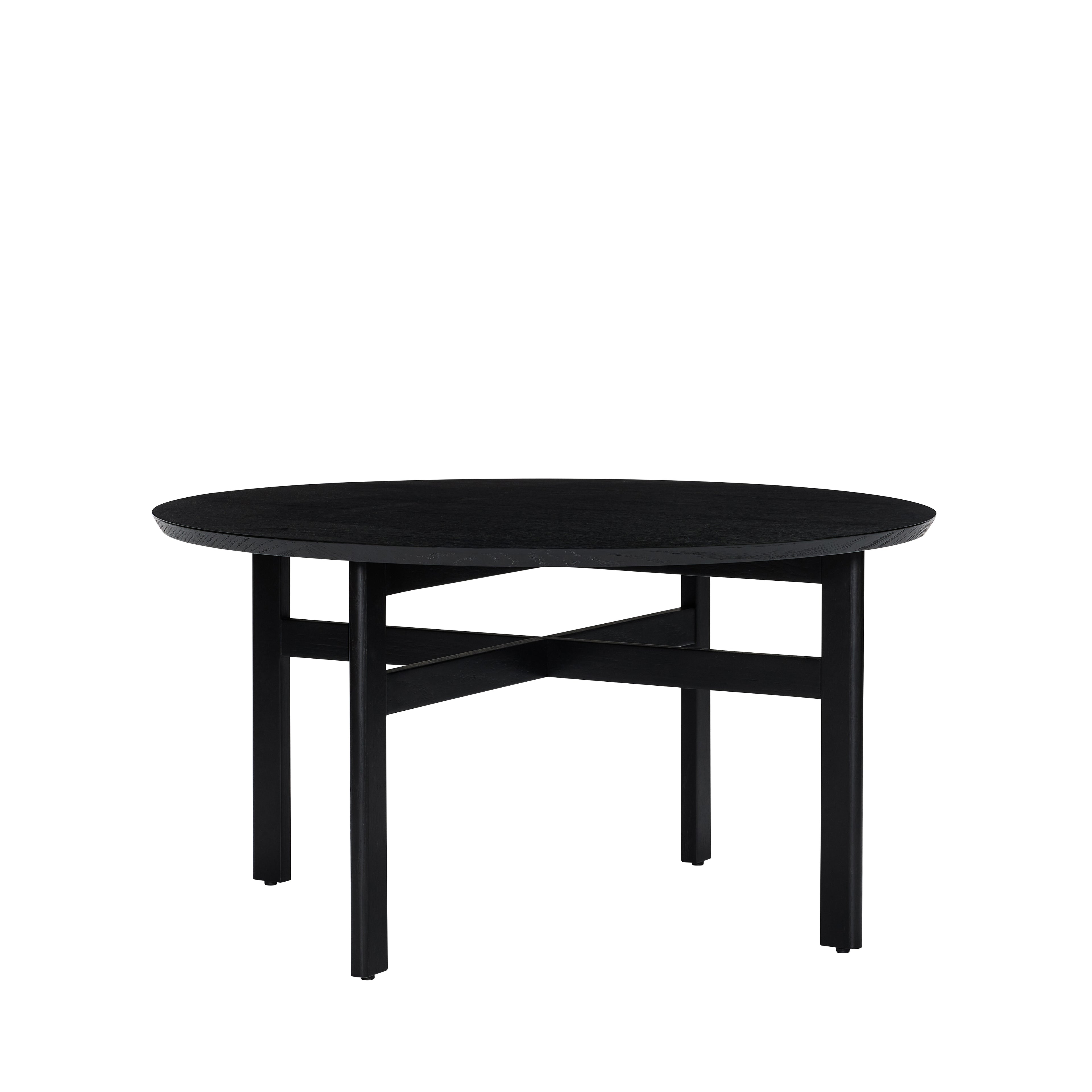 Fjord Couchtisch schwarz - Ø80xh42cm
