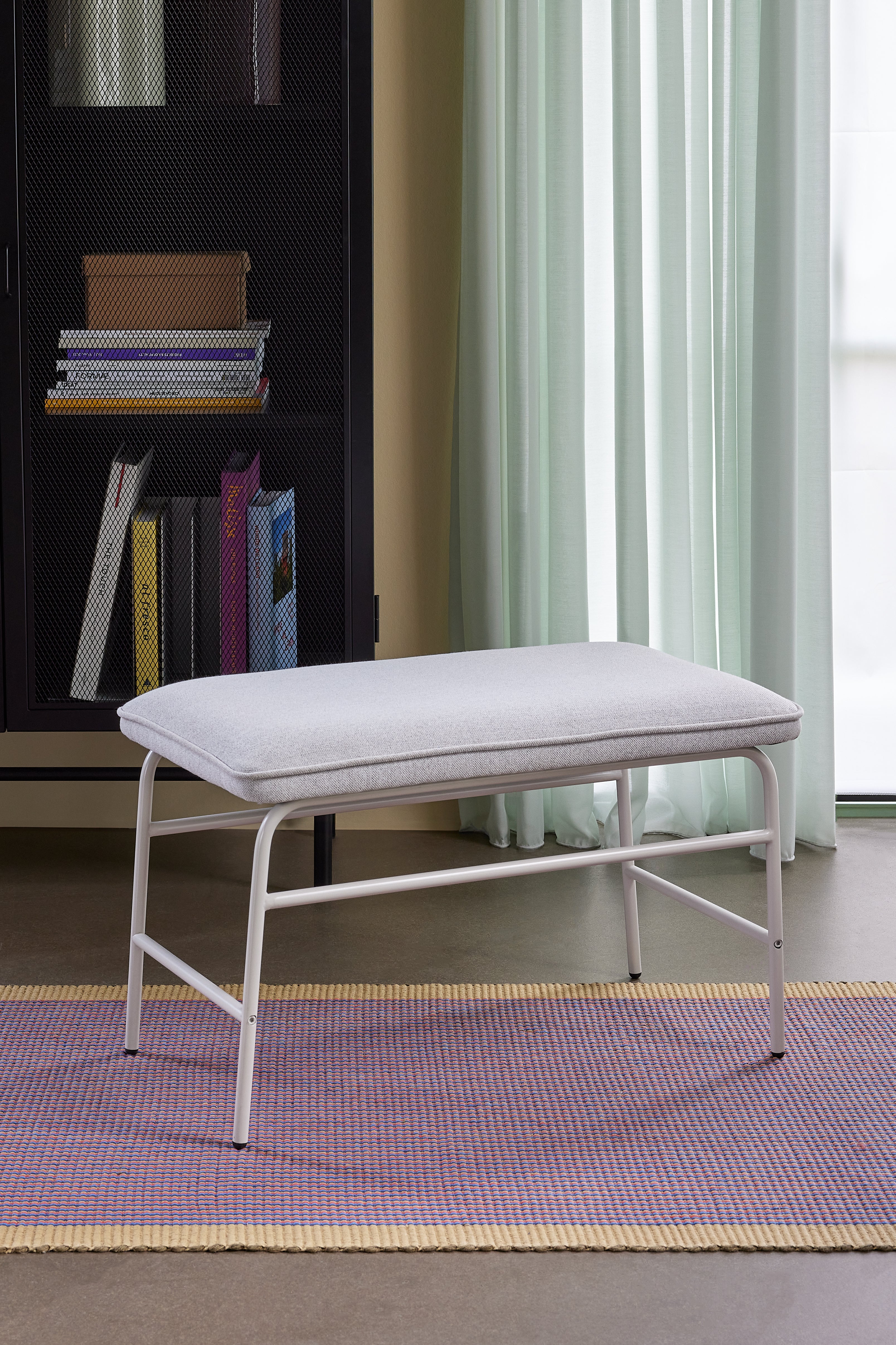 Nebelbank grau - 70x40xh41cm