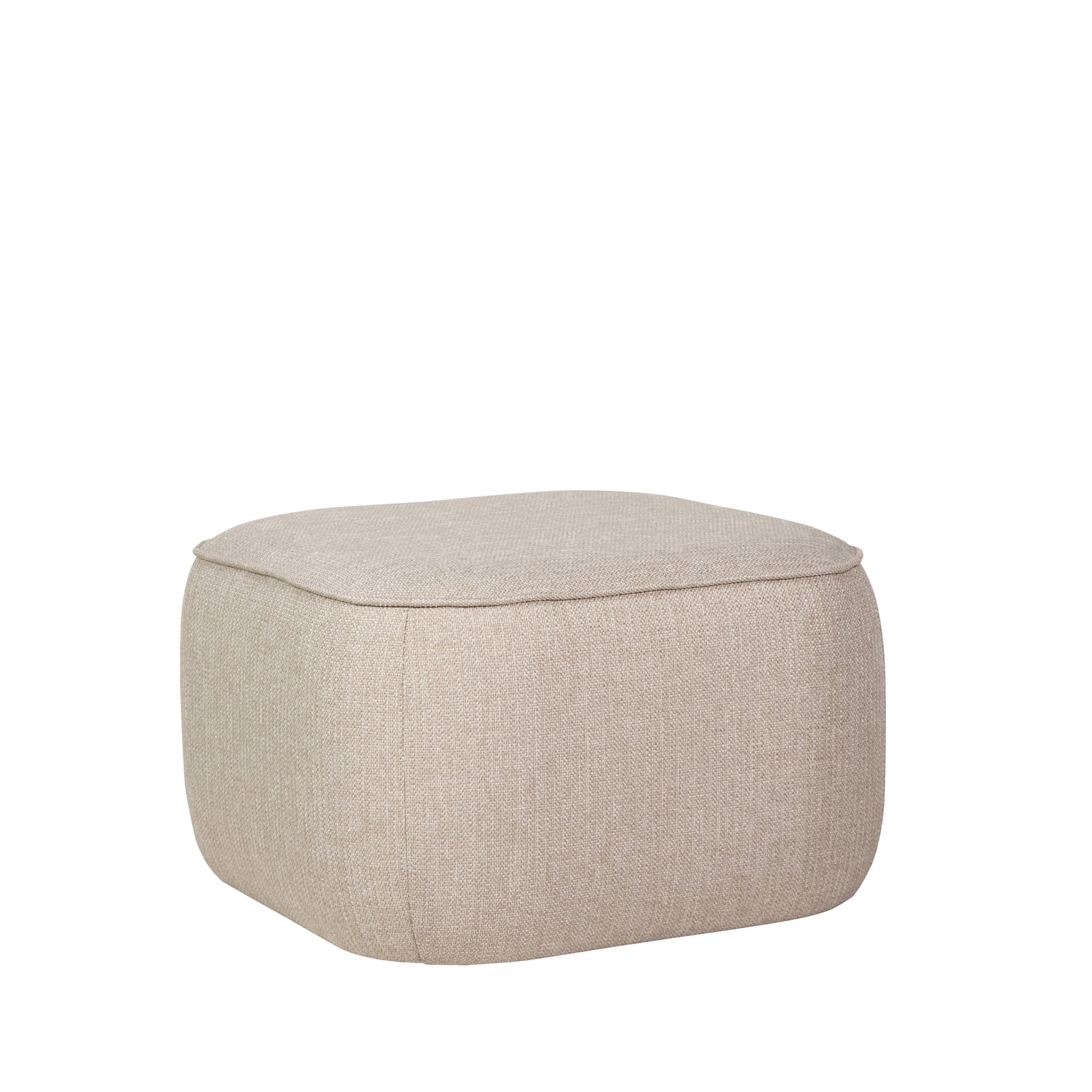 Würfel -Puff Beige - 57x57xh39cm