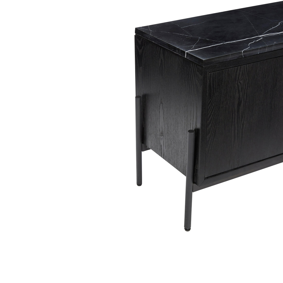 Nobu Sideboard Schwarz - 120x35xh51cm