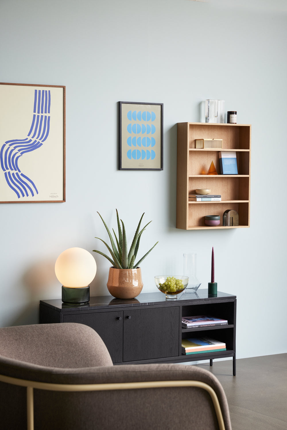 Nobu Sideboard Schwarz - 120x35xh51cm