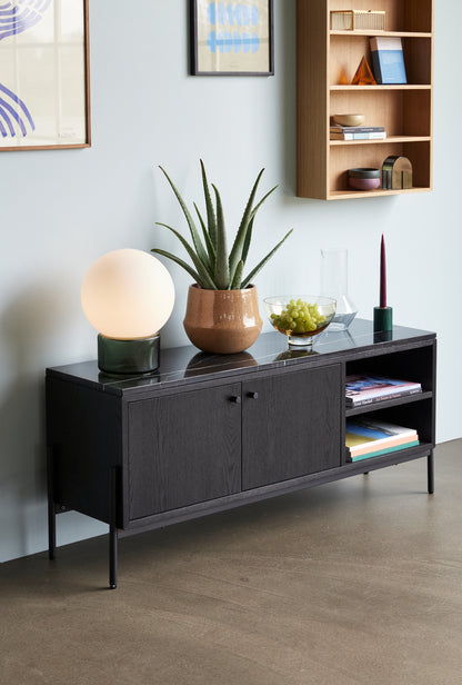 Nobu Sideboard Schwarz - 120x35xh51cm