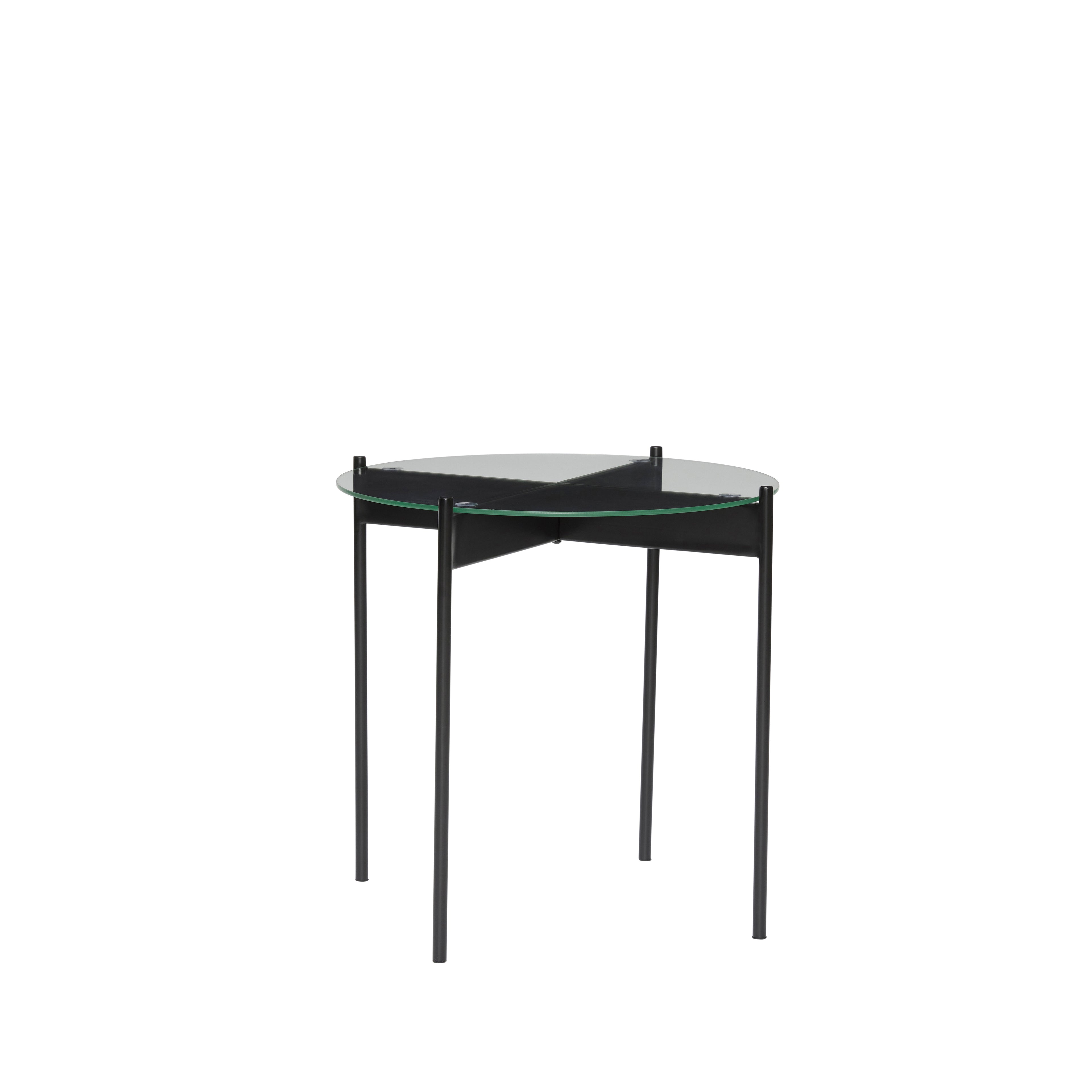 Strahlnagentisch schwarz - Ø45xh42cm
