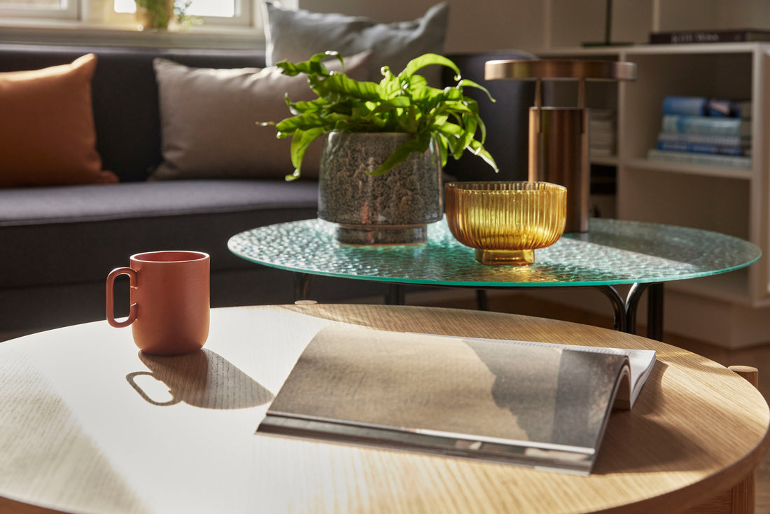 Orbit Couchtisch Schwarz - ø80xh45cm