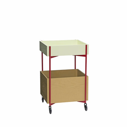 Frischrolltisch mehrfarbig - 42x41xh68cm