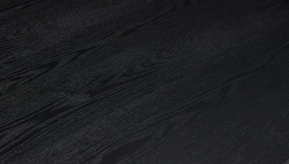 Dapper Esstisch, quadratisch, Schwarz – 195 x 95 x 75 cm