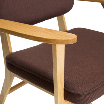 Haze Loungesessel Dunkelbraun – 80x64xh71cm