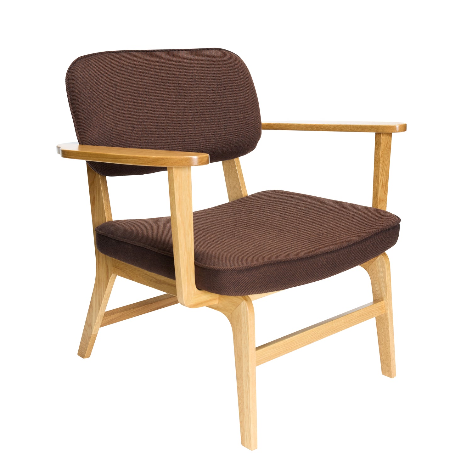 Haze Loungesessel Dunkelbraun – 80x64xh71cm