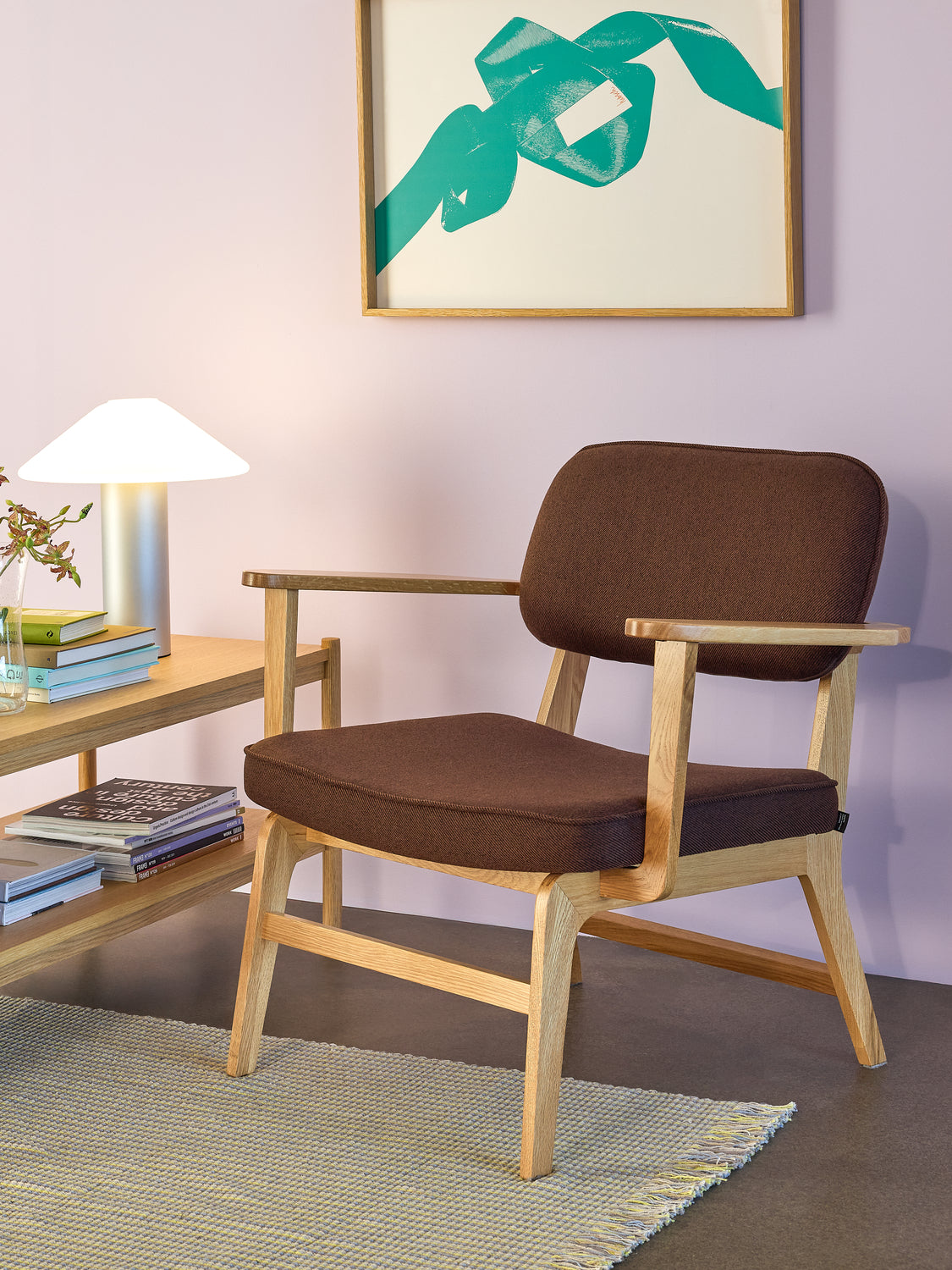 Haze Loungesessel Dunkelbraun – 80x64xh71cm