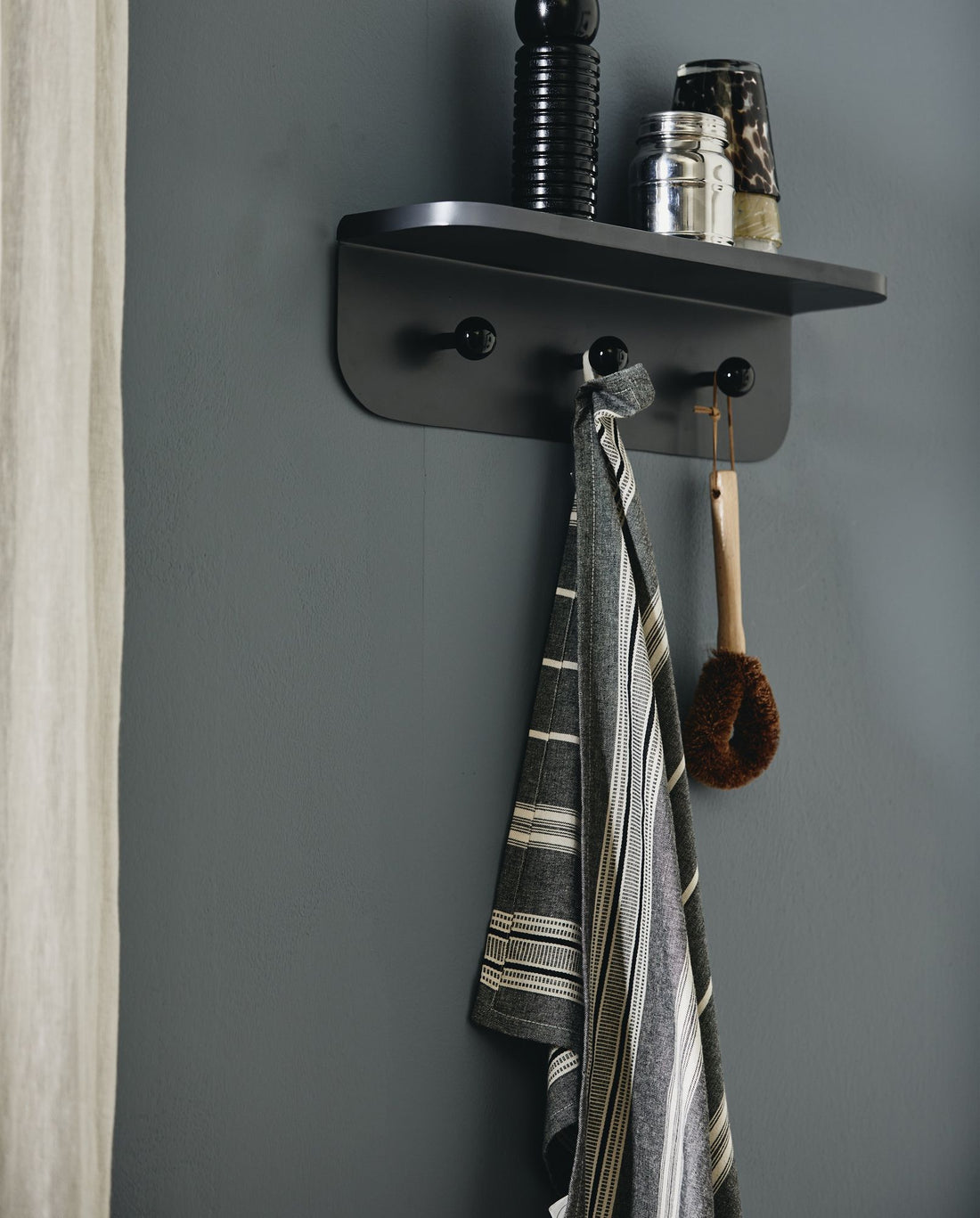 Orion -Baumwolltuch - 50 x 70 cm - aus weiß/schwarz