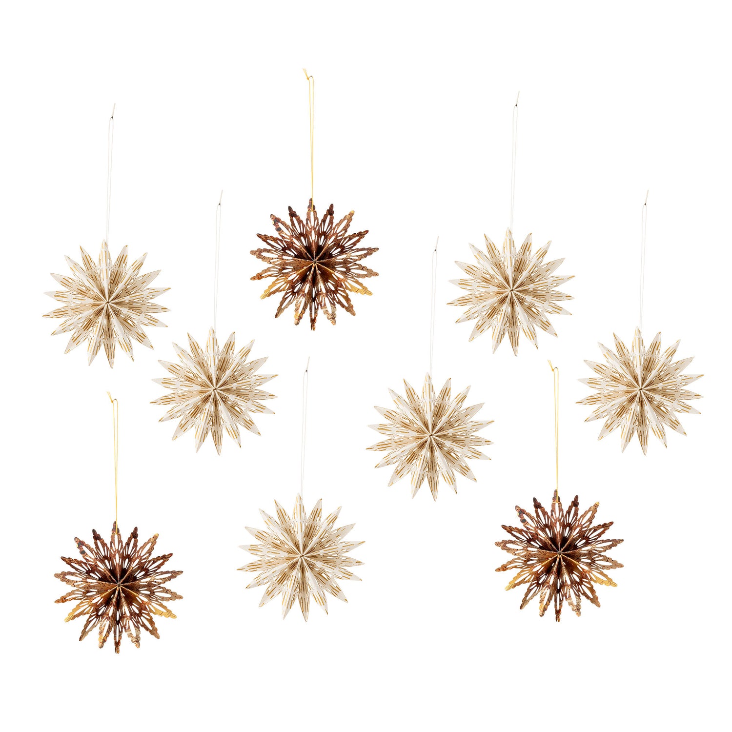 Bloomingville Star Ornament, Natur, FSC® Mix, Papier