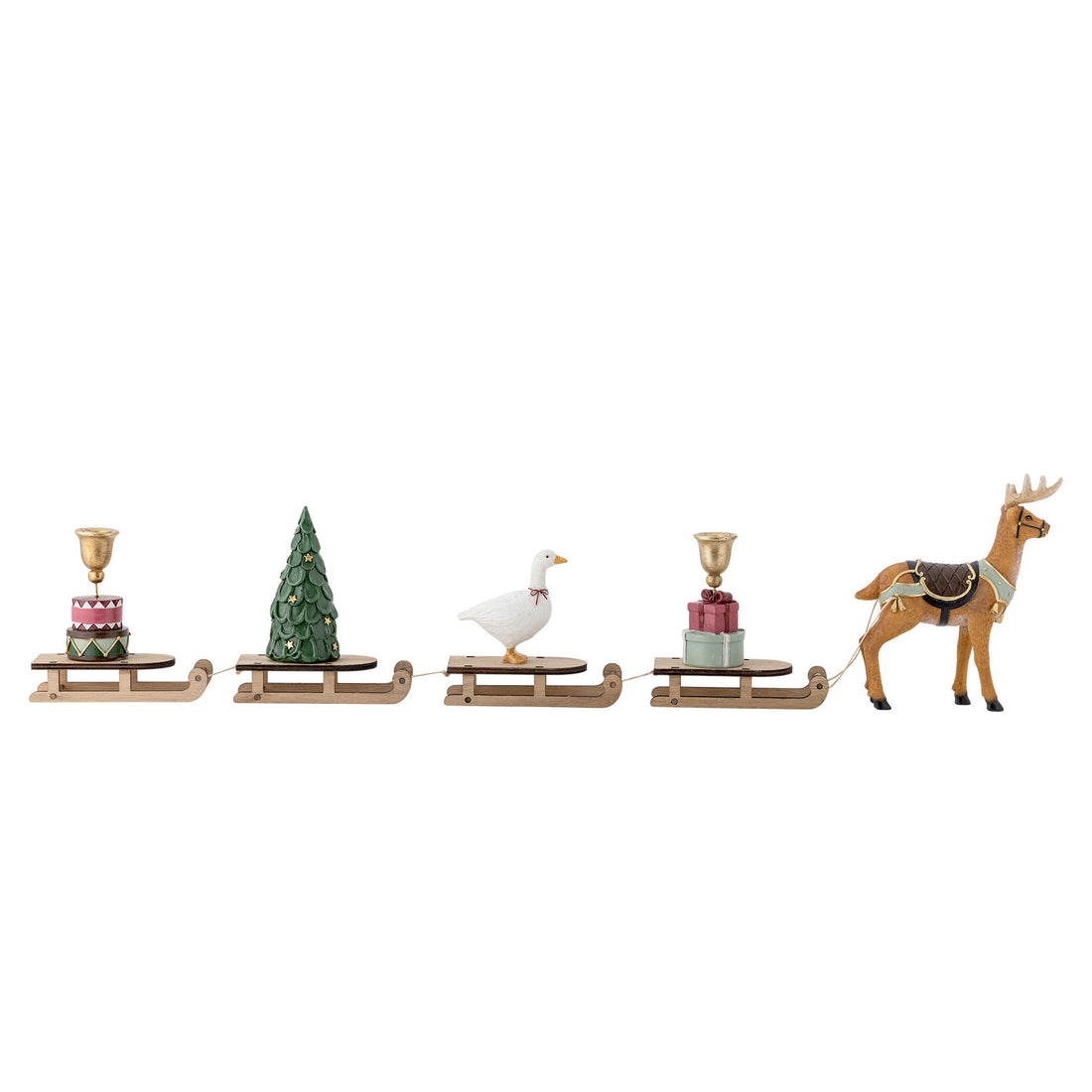 Bloomingville Dasher Deko, Grün, Polyresin