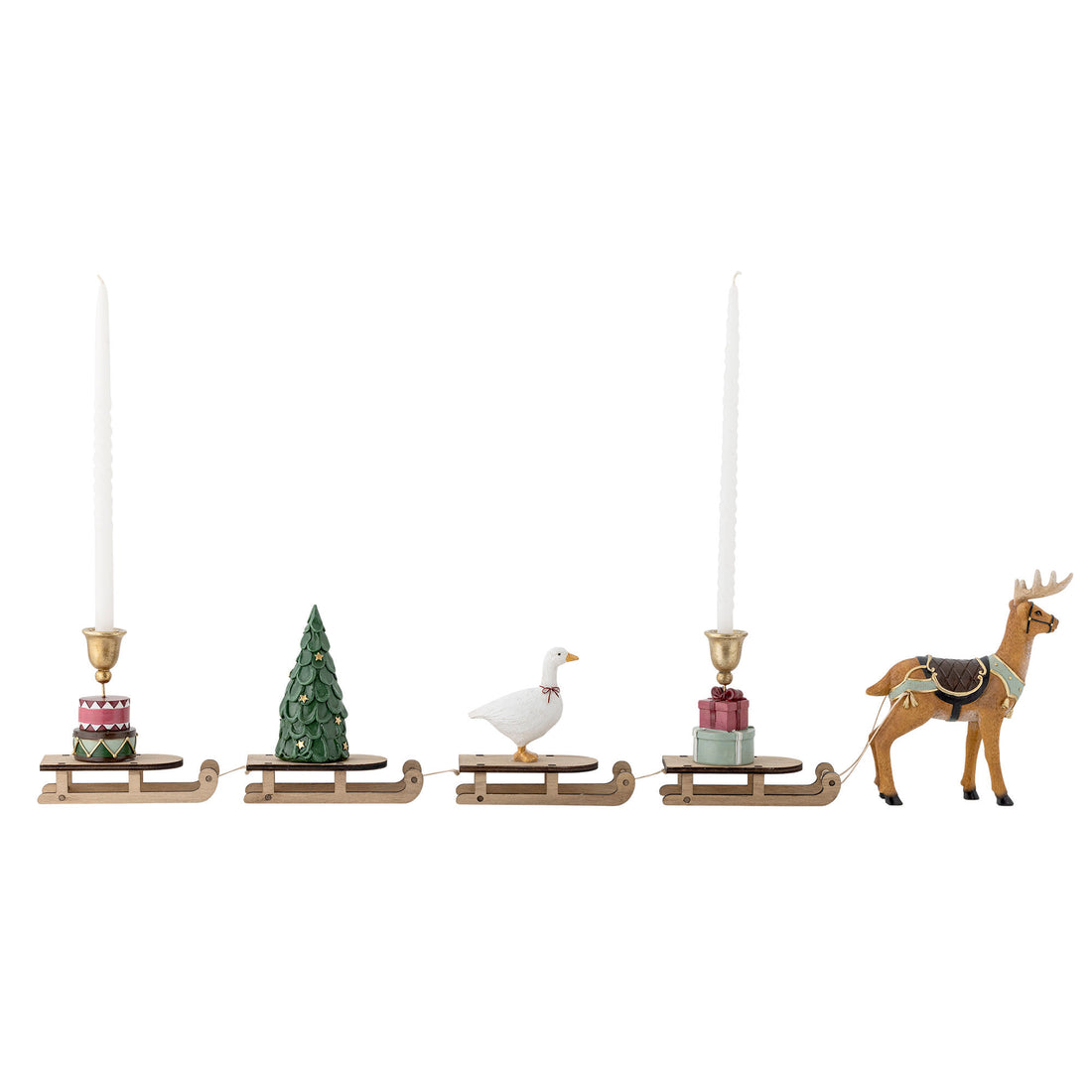 Bloomingville Dasher Deko, Grün, Polyresin