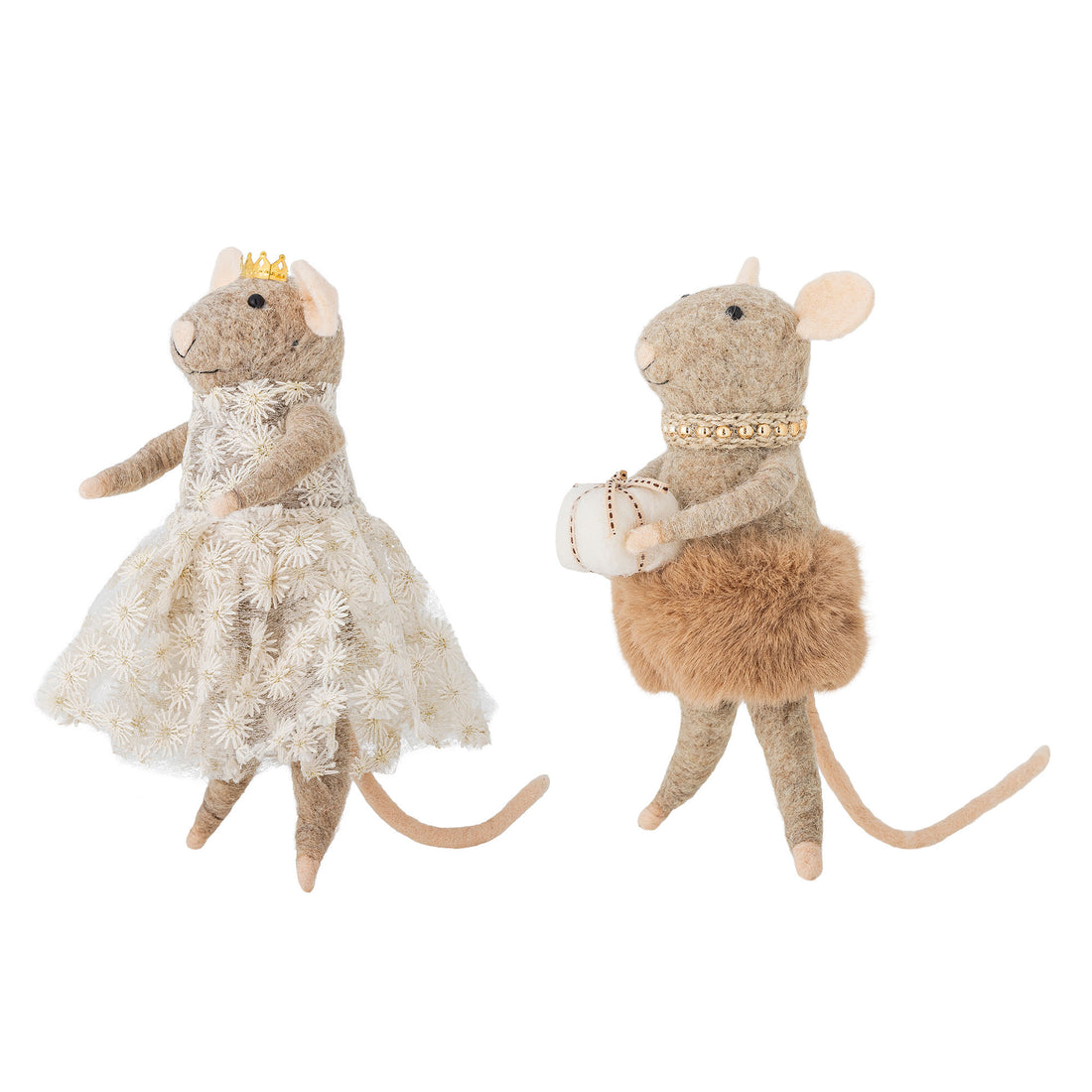 Bloomingville Peo Ornament, braun, Wolle