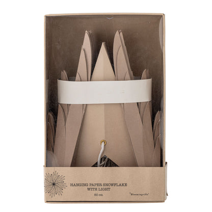 Bloomingville Elijas Stern mit hell, braun, fsc® mix, Papier