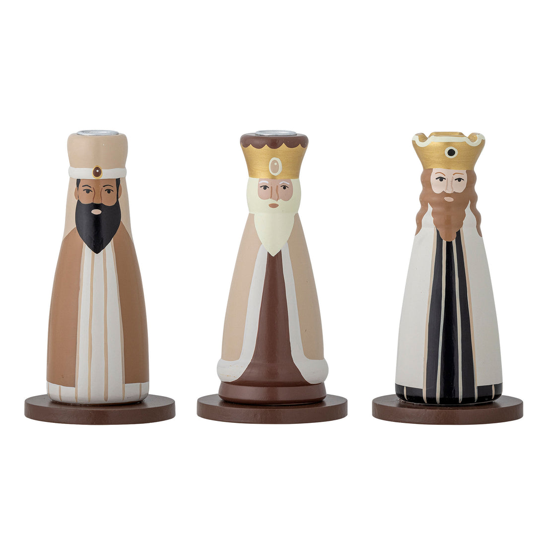 Bloomingville Betie Candlestick, Nature, FSC®100%, Buche