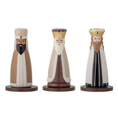 Bloomingville Betie Candlestick, Nature, FSC®100%, Buche