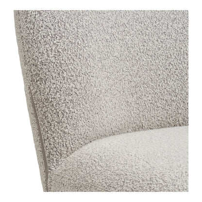 Lana Esstischstuhl - Esstischstuhl mit Drehfuß, Bouklé, Sand, graue Beine HN1267