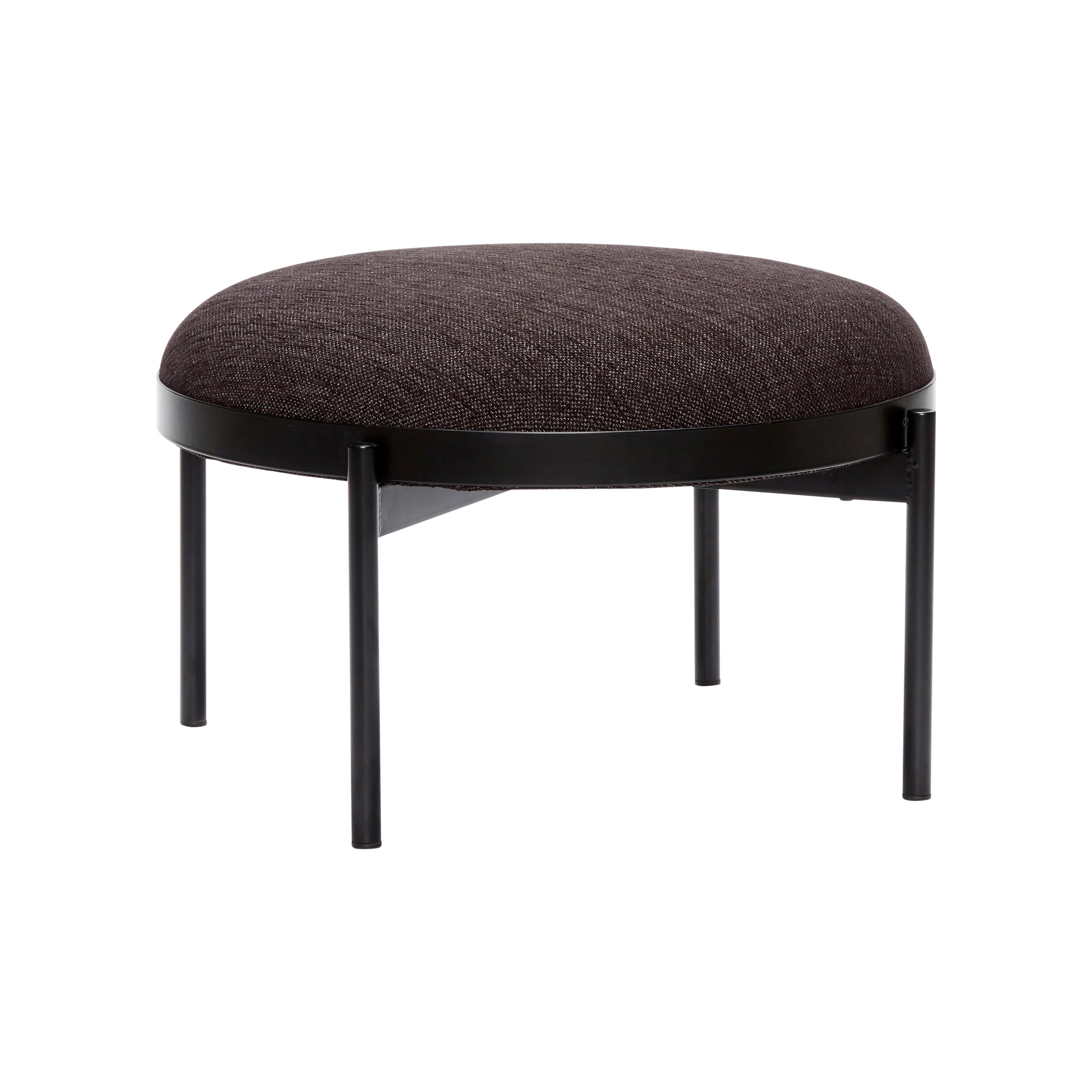 Späthocker schwarz - Ø65xh39cm