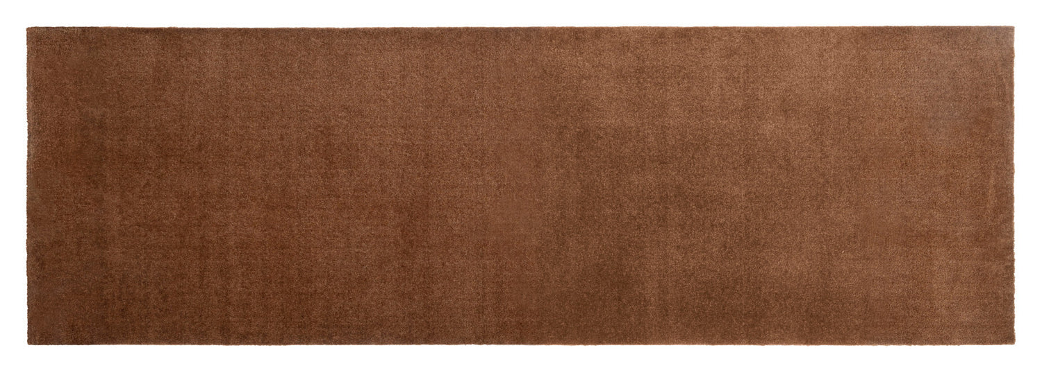 Decke/hatte 100 x 300 cm - Uni Color Cognac