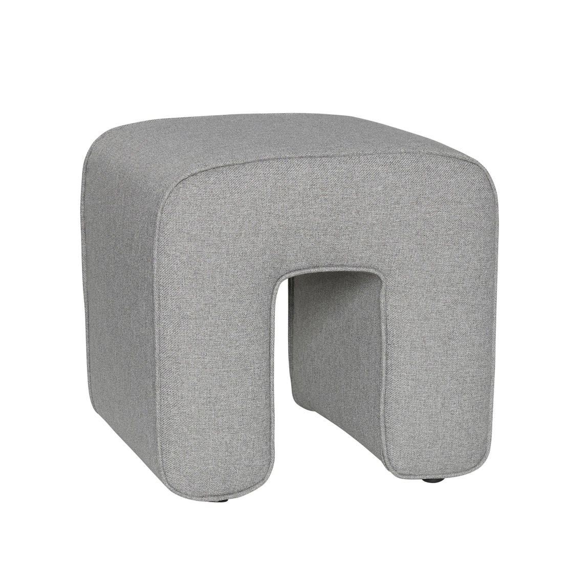 Skulptur puf grau - 45x45xh47cm