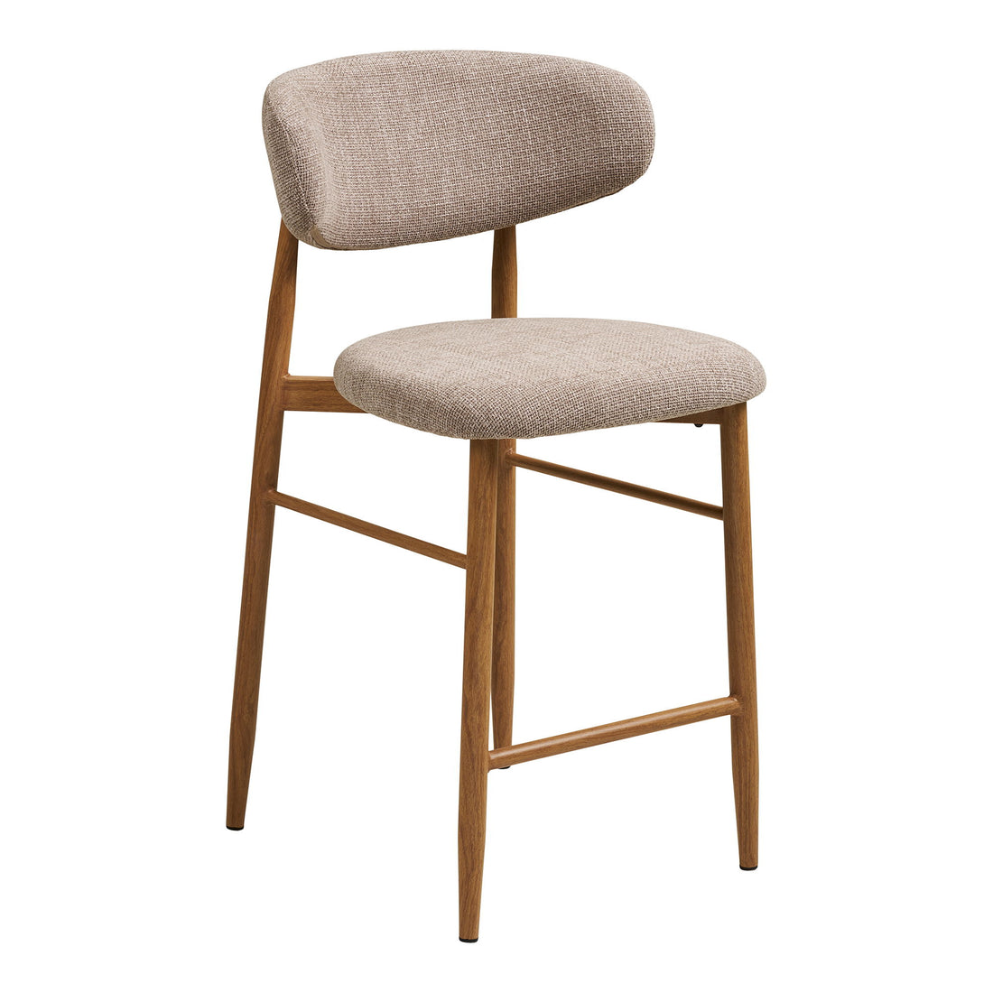 Levanto Counter Chair – Thekenstuhl, Sand, Beine in Holzoptik, Eiche HN1302