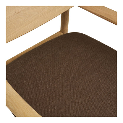Olvera Set - Lounge Stuhl und Footstool, Nature/Brown HN1084