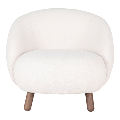 Savona Set - Lounge Stuhl und Puff, weiße HN1094
