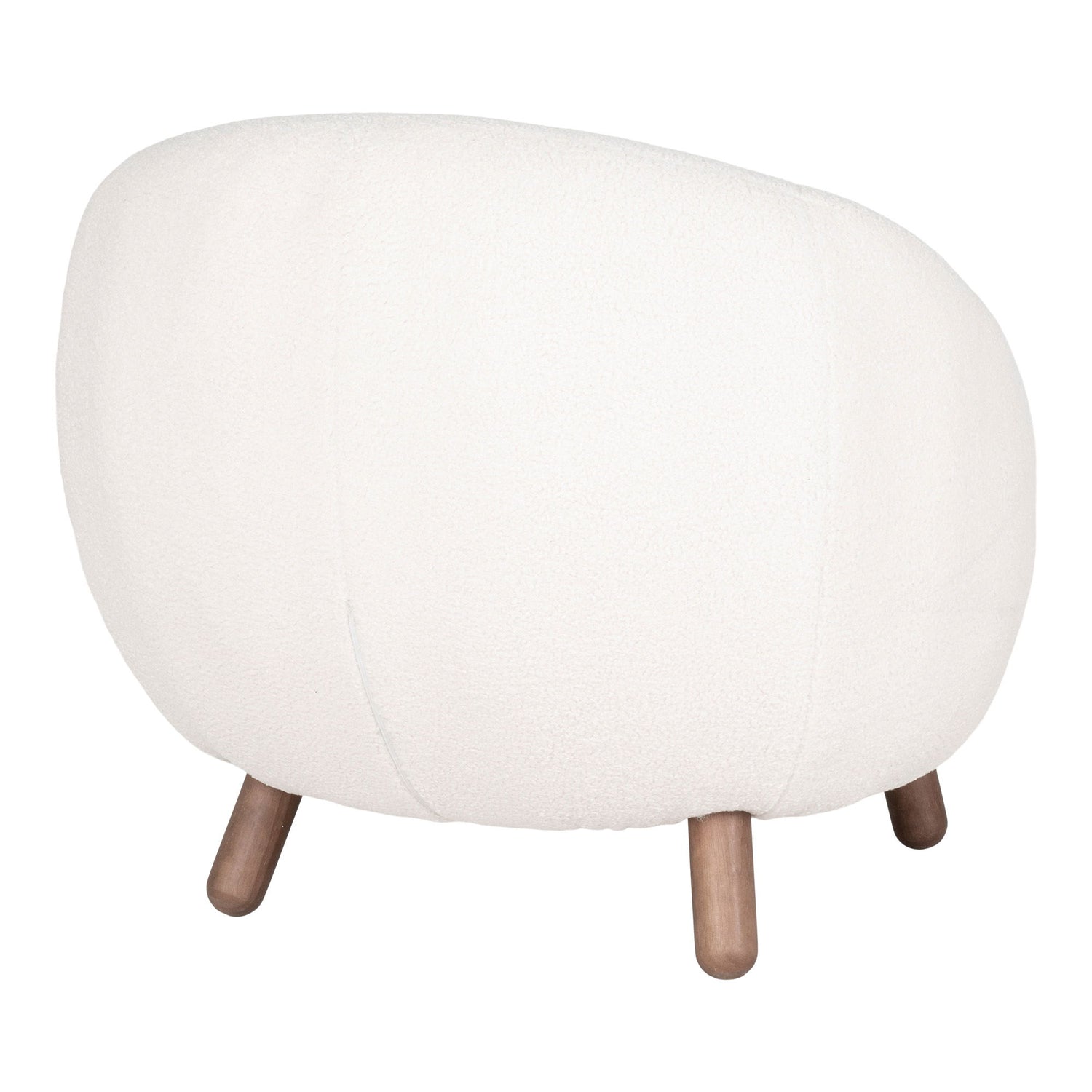 Savona Set - Lounge Stuhl und Puff, weiße HN1094