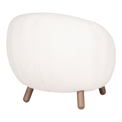 Savona Set - Lounge Stuhl und Puff, weiße HN1094