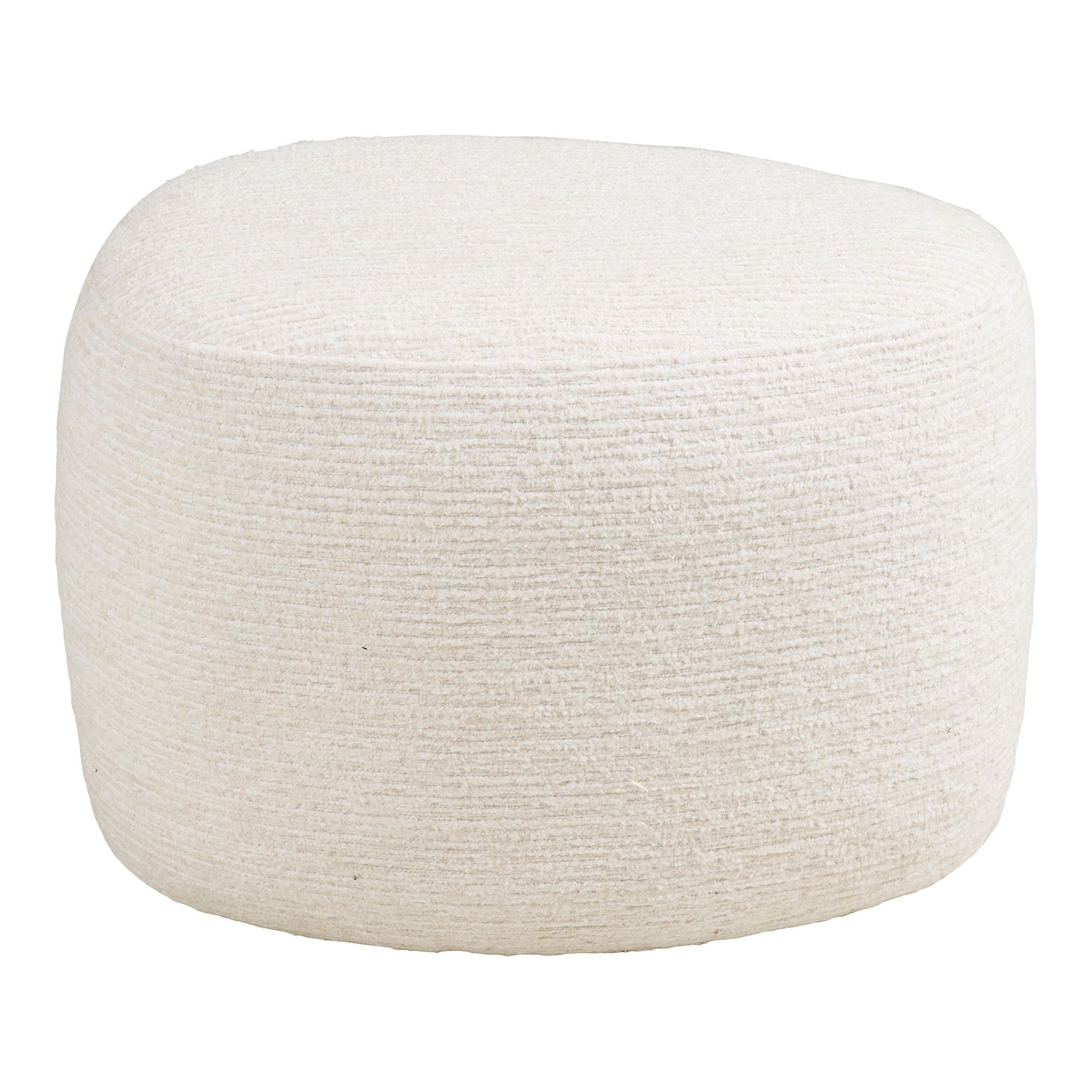 Milo Set - Lounge Stuhl und Puff, off -White HN1081