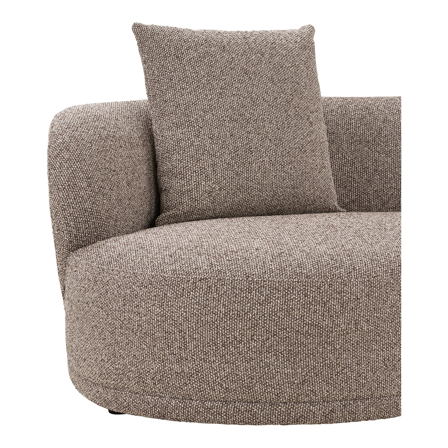 Kingston Lounge Sofa mit 2 Kissen, rechtsgerichtet, braun