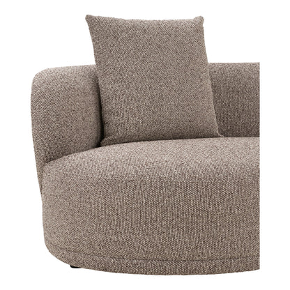 Kingston Lounge Sofa mit 2 Kissen, rechtsgerichtet, braun