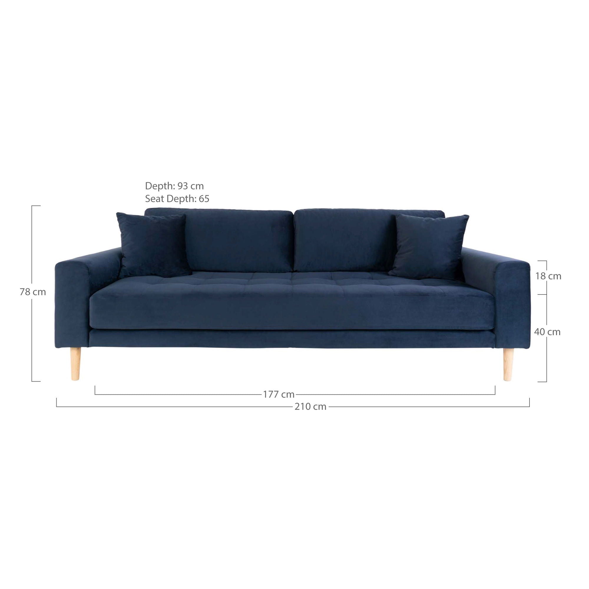 Lido 3 Personers Sofa - 3 Personers Sofa