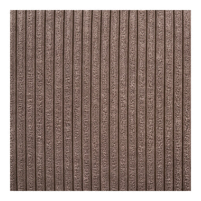 Lido Lounge Sofa - Lounge -Sofa, links in braunem Samt mit vier Kissen und schwarzen Holzbeinen HN1423