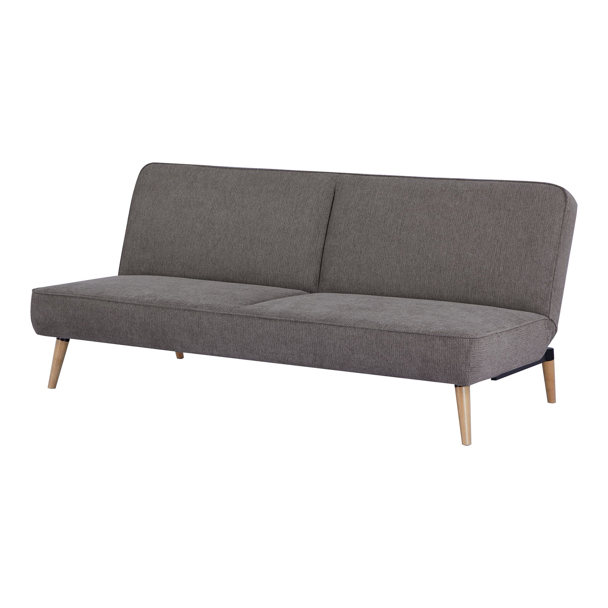 Schwanensofa Bett - Sofa Bett, braun, Naturbein HN1080