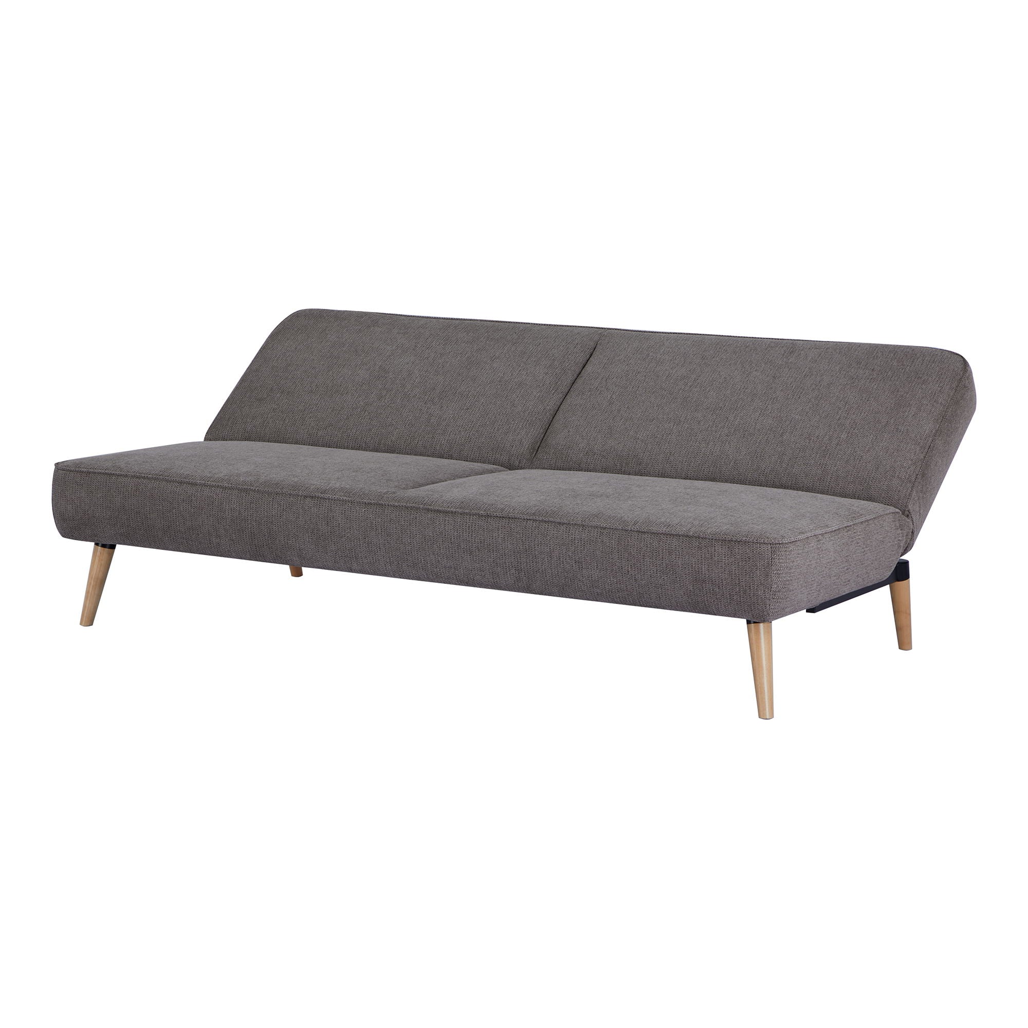 Schwanensofa Bett - Sofa Bett, braun, Naturbein HN1080