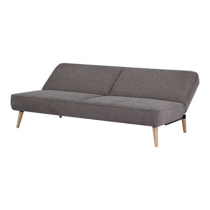Schwanensofa Bett - Sofa Bett, braun, Naturbein HN1080