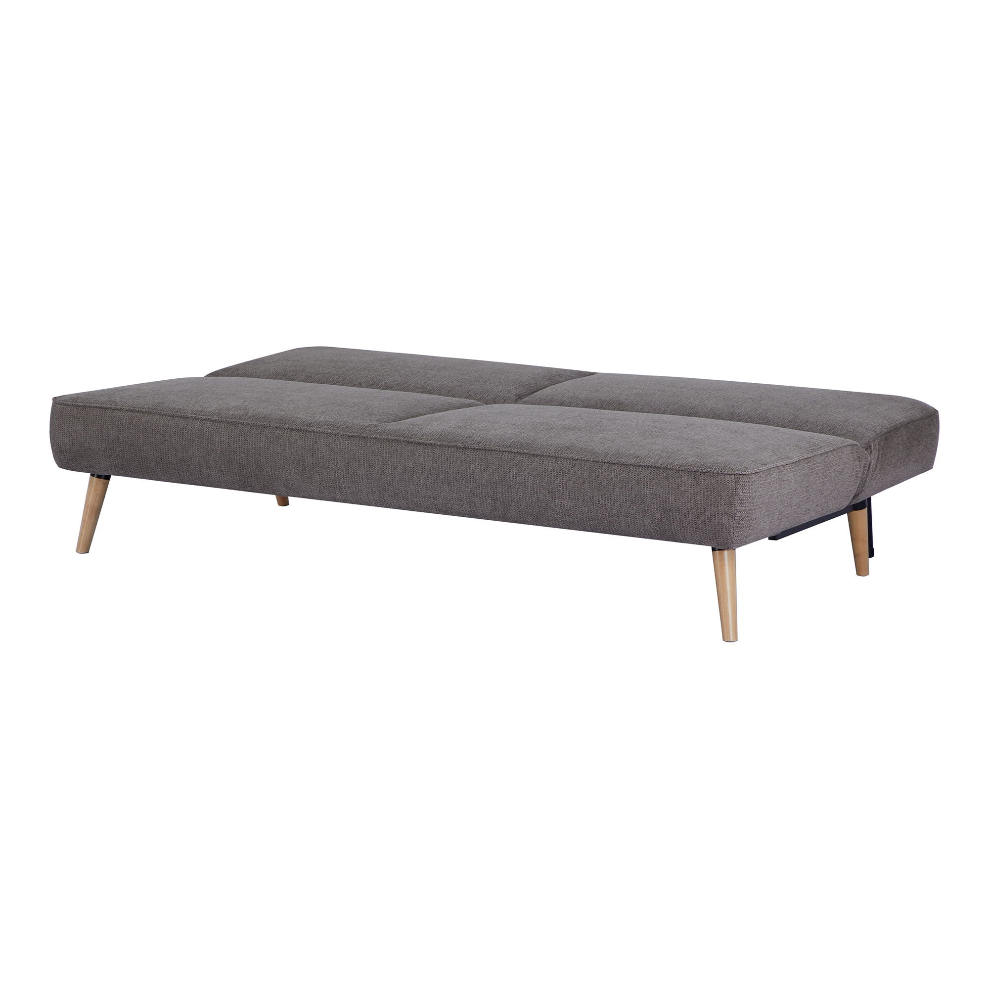 Schwanensofa Bett - Sofa Bett, braun, Naturbein HN1080