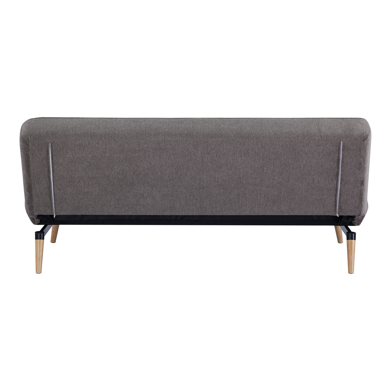Schwanensofa Bett - Sofa Bett, braun, Naturbein HN1080